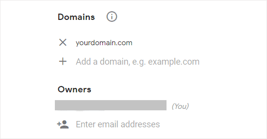 add-domain-recaptcha-site reCapture Options